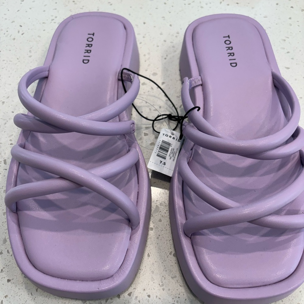 Purple Platform Sandals WW